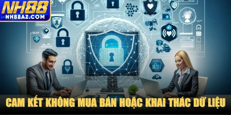 Cam kết không mua bán hoặc khai thác dữ liệu theo chính sách riêng tư