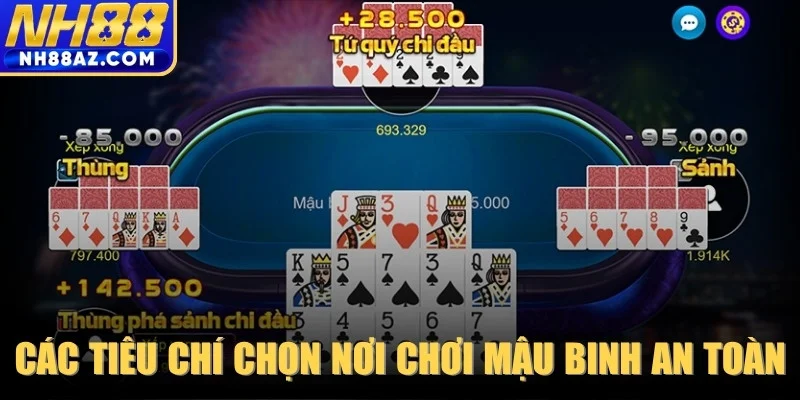 Các tiêu chí chọn nơi chơi mậu binh an toàn cho bạn