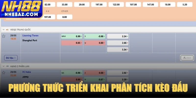 Phương thức triển khai phân tích kèo đấu hiệu quả nhất hiện nay