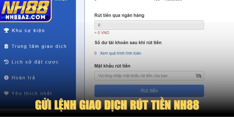 Gửi lệnh giao dịch