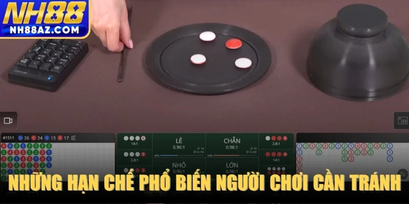 Những hạn chế phổ biến người chơi cần tránh khi đặt cược online