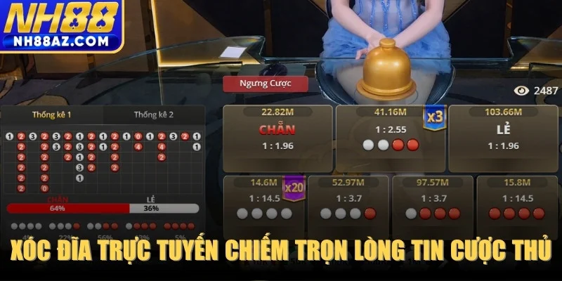 Vì sao xóc đĩa trực tuyến ngày càng chiếm trọn lòng tin cược thủ