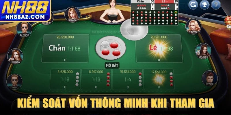 Kiểm soát nguồn vốn thông minh khi tham gia sát phạt ăn tiền